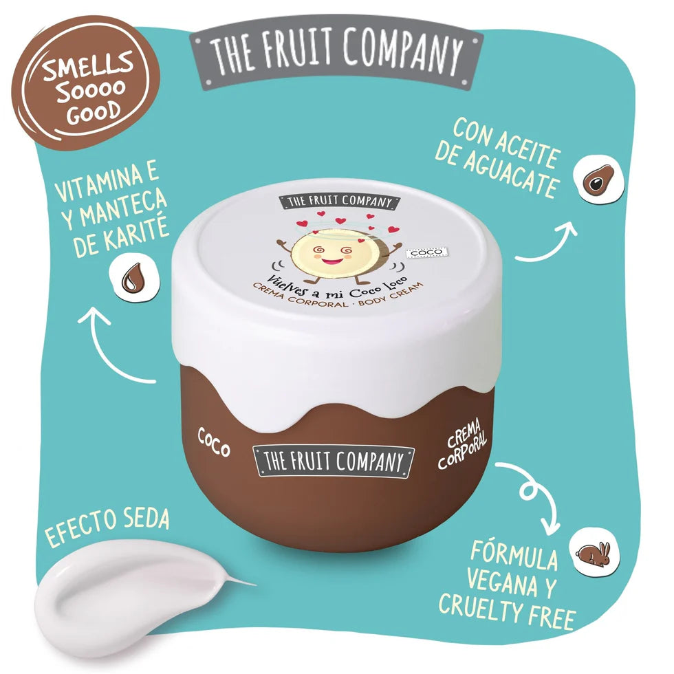 Crème corps coco vegan 200ML- the fruit company